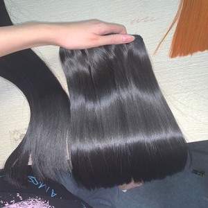 ผมต่อเวียดนามแท้คุณภาพสูง ราคาโรงงาน แบบเส้นคู่ ตรงธรรมชาติ แบบมัดเป็นช่อ - Product Image 1