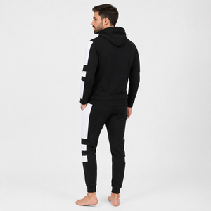 Survêtement léger à capuche personnalisé avec logo pour homme, combinaison vierge pour la course et le jogging, vêtements de sport, ensembles de survêtements - Product Image 4