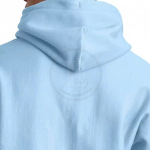 Hot Sale Premium Quality 100% Cotton Solid Winter <b>Men</b> Hoodies Breathable Customizable Wholesale - Product Image 5
