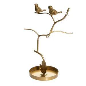 Présentoir à bijoux en métal durable, organisateur de bijoux multi-niveaux en forme d'arbre - Product Image 3