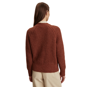 Cárdigan de Punto Bouclé para Mujer, con Botones al Frente, Mezcla de Algodón Suave, Texturizado, Manga Larga, Informal, Elegante, Prenda Exterior - Product Image 4