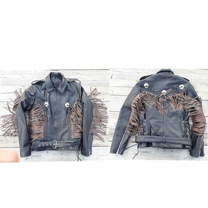 Chaqueta de Motociclista de Cuero Genuino de Alta Calidad, Estilo Nuevo, Vintage, Vaquero, Súper Suave, Transpirable, Resistente al Viento, Reversible y Ecológica - Product Image 6