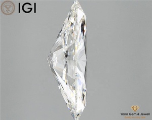 Diamante Cultivado en Laboratorio CVD, Corte Marquesa, 5.00 Quilates, Color G, Claridad VVS2, Certificado IGI, Joyería Ética, Spark of Purity - Product Image 5