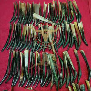 Chausse-pied artisanal en corne de buffle de 12 pouces, écologique, avec sangle plate en cuir, qualité supérieure naturelle, forme rectangulaire, meilleur prix - Product Image 3