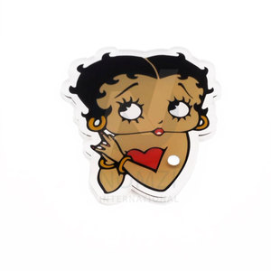 Últimos paletas de cristal personalizadas con logo para extensiones de pestañas, diseño Betty Boop, herramienta de belleza para pestañas postizas. - Product Image 1