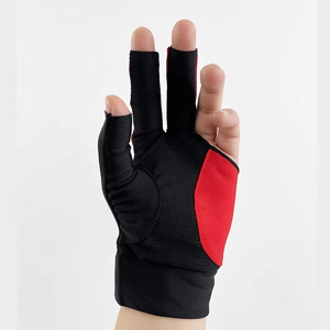 Geo Brothers Custom Premium Spandex Hook & Loop Lightweight Unisex Billiards Pool Sports Accessory-Finger Snooker Gloves - Product Image 2