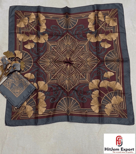 Tela de satén premium para bufandas, diseño impreso personalizado, fabricante OEM ODM con servicio de etiqueta privada para promoción de marca - Product Image 5