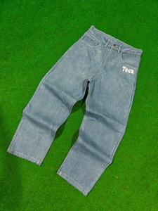Jeans Streetwear Personnalisés Brodés en Gros pour Hommes – Coupe Droite Y2K, Baggy, Délavé à l'Acide, Vintage, Grandes Tailles - Product Image 6