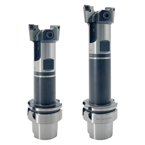 เครื่องมือเจาะแบบสองใบมีดของญี่ปุ่น พร้อมปลายรูปสี่เหลี่ยมขนมเปียกปูนแบบปรับได้หลายใบมีด สำหรับงานกลึงหยาบ เส้นผ่านศูนย์กลาง 52-68 มม. ประสิทธิภาพสูง HSK-A63 - Product Image 1