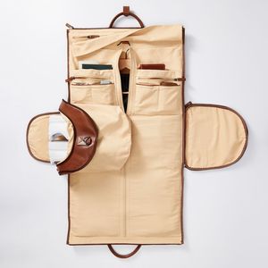 Hot Selling Genuine Leather Fashion Unisex Travel Bag Large Capacity Expandable Portable Durable High Quality Zipper <b>Adjustable</b> - Product Image 5