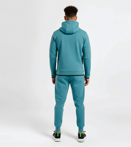 ชุดเซ็ต 2 ชิ้น เสื้อฮู้ดถักไหมพรมแบบสวมใส่ได้ทั้งชายและหญิง สไตล์ลำลอง สำหรับฤดูหนาว พร้อมกางเกงจ็อกเกอร์ เหมาะสำหรับออกกำลังกาย วิ่งจ๊อกกิ้ง และเล่นกีฬาในร่ม - Product Image 6