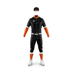 Fabrication d'uniformes de baseball respirants en gros, uniformes de baseball de haute qualité, maillots de baseball par sublimation et uniformes de softball - Product Image 2