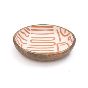 Recién Llegado: Tazón de Madera Natural Personalizable con Esmalte Impreso para el Hogar, Tazón Redondo de Madera para Servir en la Cocina - Product Image 4