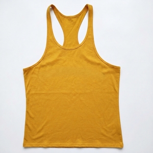 เสื้อกล้ามคอตตอนแบบเรียบ OEM สำหรับทุกเพศ พิมพ์โลโก้ได้ เนื้อผ้านุ่มสบาย ระบายอากาศดี 100%  ถักทออย่างดี มีหลายสี เหมาะสำหรับใส่ทุกวัน สำหรับผู้ชาย - Product Image 3