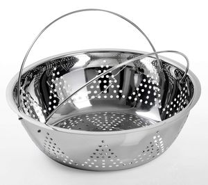 Coladores y escurridores modernos de acero inoxidable, coladores metálicos que brindan una experiencia de cocina profesional en casa. - Product Image 2
