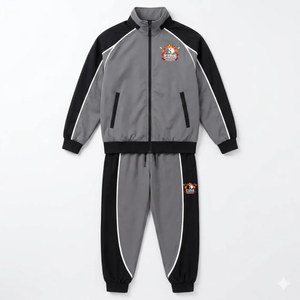<b>top</b> quality Gym Fitness Sportswear's Nylon Windbreaker Training Tracksuits Custom Professional Made Men Two Piece Set Tracksuit - Product Image 4