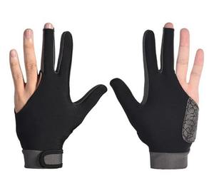 Nouveaux gants de snooker en nylon/spandex légers et extensibles à deux doigts, avec logo personnalisé, de luxe, noirs, pour les compétitions sportives en plein air - Product Image 4