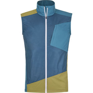 <b>Men</b> Outdoor Lightweight Windproof Vest Sleeveless <b>Running</b> Cycling <b>Gilet</b> Slim Fit Quick Dry Hiking Sports Jacket Zip Chest Pocket - Product Image 5