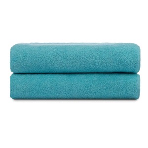 Serviettes en coton de luxe OEM en gros à bas prix, grammage élevé, douces et lisses, super absorbantes, séchage rapide, forme rectangulaire, unies - Product Image 2
