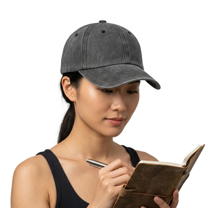 Gorra de Béisbol Unisex de Algodón, 6 Paneles, Ajustable, Color Sólido, Estilo Casual para Adultos - Product Image 2