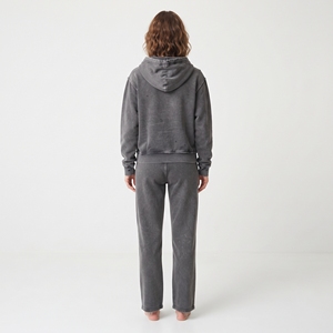 Conjunto de Sudadera con Capucha y Pantalones Jogger para Mujer, Estilo Acid Washed, Algodón Desgastado, Chándal Vintage Casual Streetwear, con Logotipo Personalizado - Product Image 2