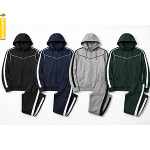 Ensemble d'hiver SAMAVIA 2 pièces RTS, costume vintage unisexe respirant à capuche personnalisé |   Fournisseur en gros de survêtements de loisirs - Product Image 5