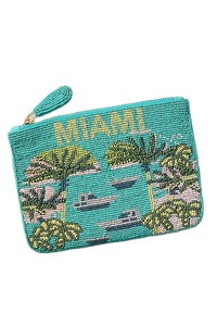Luxury Fancy Premium Handwork Beaded <b>Square</b> Shape Multi Eye Embroidery Coin Purse Stylish Designer Home Decoration Christmas - Product Image 2