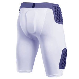 Shorts de compression de football avec protections intégrées pour les hanches, les cuisses et le coccyx, respirants et durables - Product Image 4