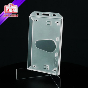 Porta Tarjetas de Identificación Vertical Esmerilado de Plástico Duro para Una Tarjeta - Product Image 6