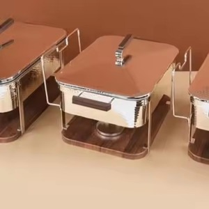 Casserole en acier inoxydable avec couvercle, extérieur poli, chauffe-plats isolé, 24 cm, design moderne et luxueux, écologique, compatible gaz et induction - Product Image 6