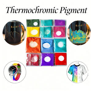 22 ℃   28 ℃   31 ℃    33 ℃    45 ℃   Bubuk Pewarna Termokromik Reaktif Panas yang Berubah Warna pada Suhu Tinggi - Product Image 1