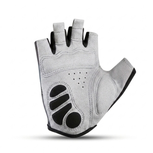 Gants de musculation en cuir à demi-doigts avec rembourrage en gel, respirants, antidérapants, compatibles écran tactile, avec sangle de poignet, pour le fitness - Product Image 3