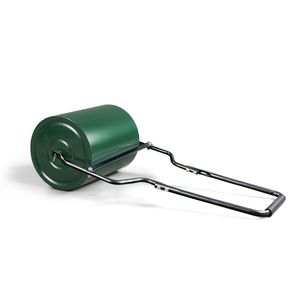 Rullo per Prato in Acciaio Resistente da 16 Pollici, Rullo Manuale a Forma di U con Manico Verde, Compattatore da Giardino Riempibile con Acqua o Sabbia - Product Image 2