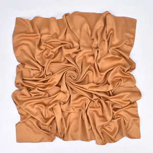 110cm*110cm Solid Color <b>Satin</b> Square Head Scarf Women Fashion Square Head Wrap Shawl Scarves Foulard <b>Hijab</b> Neckerchief Bandana - Product Image 5