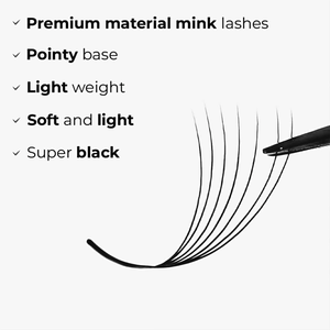 Chất lượng cao PREMADE Lash người hâm mộ Hàn Quốc PBT sợi lỏng lông mi mở rộng pointy cơ sở Mega khối lượng Lash công nghệ nguồn cung cấp bán buôn - Product Image 6