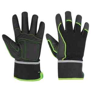 Guantes de Seguridad de Cuero PU con Forro de Algodón, Resistentes a Impactos, para Trabajo Industrial, Construcción y Montaje - Product Image 6