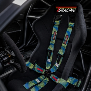 Harnais de course homologué FIA 8853 2016 SPORT PLUS 4, ceinture de sécurité à six points ultra légère pour le sport automobile, vente en gros pour agents de marque - Product Image 2