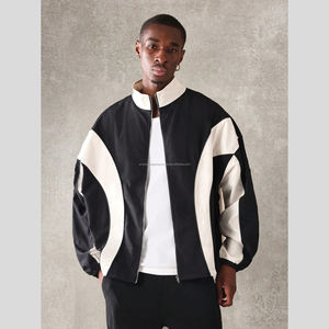 Chaqueta Bomber Impermeable de Lona Personalizada ODM, Corte Regular con Ribete Reflectante para Hombre - Product Image 1