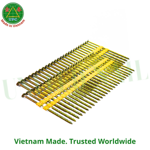 21 Degree 3'' x 0.120 4000pcs <b>Plastic</b> <b>Strip</b> Nails Easy-to-Use with Round Head Smooth/Screw Shank Type | Clavos en tira plástica - Product Image 2