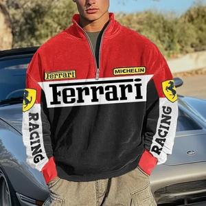 Veste de course F1 rétro unisexe de haute qualité, coupe-vent, décontractée, chaude pour l'hiver, en nylon/coton 240g, manches longues, broderie sur le devant - Product Image 6