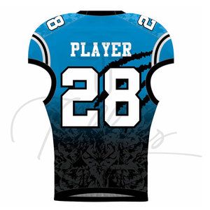 เสื้อฟุตบอลอเมริกันคุณภาพสูงแบบยูนิเซ็กซ์ เนื้อผ้าระบายอากาศได้ดี ไซส์ใหญ่ พิมพ์ลาย แขนสั้น ปรับแต่งได้ ขายส่ง - Product Image 4