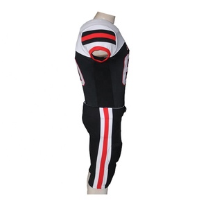 Camiseta de Práctica de Fútbol Americano Personalizada para Adultos, de Malla y Sarga, Manga Corta, Protección UV, Uniforme Sublimado para Hombre - Product Image 4