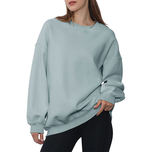Wholesale DYNAMO GEARS Cotton Oversized Sweatshirts Women Drop Shoulder Drawstring Super <b>Crop</b> <b>Top</b> <b>Hoodie</b> 300g Keep Warm - Product Image 4