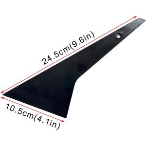 Strumenti per Oscuramento Vetri: Set 3 Raschietti in Plastica con Manico Lungo per Applicazione Pellicole Finestre - Product Image 2