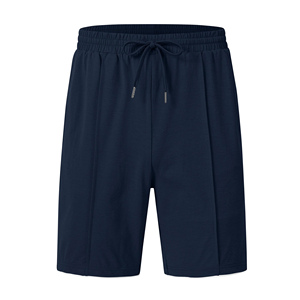 Short <b>Set</b> Men's Trendy Men's High Street Solid Knitwear Summer Quarter-zip Polo Shirt Short <b>Set</b> For Men's Drawstring Shorts - Product Image 2