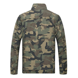 Chemise-veste en coton camouflage pour homme, col rabattu, style décontracté automne, tissu respirant, coupe classique - Product Image 2