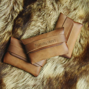 Handmade Genuine Leather <b>Fire</b> Starter Holder Ferro Rod Pouch Bushcraft Camping Survival EDC Gear - Product Image 1