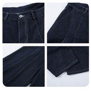 Jeans de hombre al por mayor, cintura media, pierna ancha, pantalones de mezclilla para hombre, tela de buena calidad y cómoda para jeans de mezclilla - Product Image 5