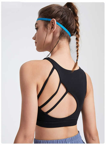Women's Scoop Neck Sports Bra Lightweight Gym Workout Bra Moisture Wicking Performance Activewear OEM ODM Factory - Product Image 6