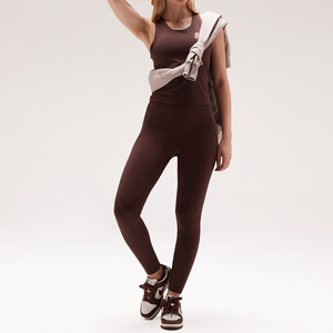 Women's Racerback Tank <b>Top</b> Sleeveless Vest 100% Cotton Spandex Blend Eco-Friendly Breathable Quick Dry Solid Pattern Casual - Product Image 5